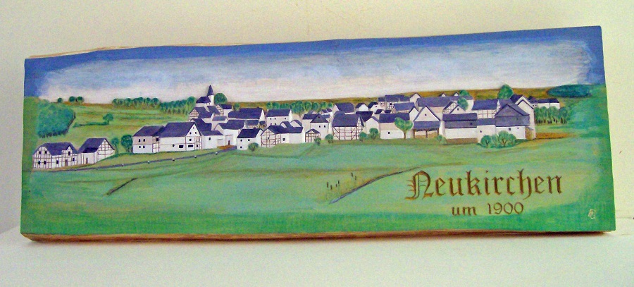 Der Ort Neukirchen um 1900
